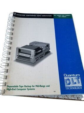 Computer Manual Quantum  Catridge Tape Subsystem DLT 200XT 2500XT  2700XT